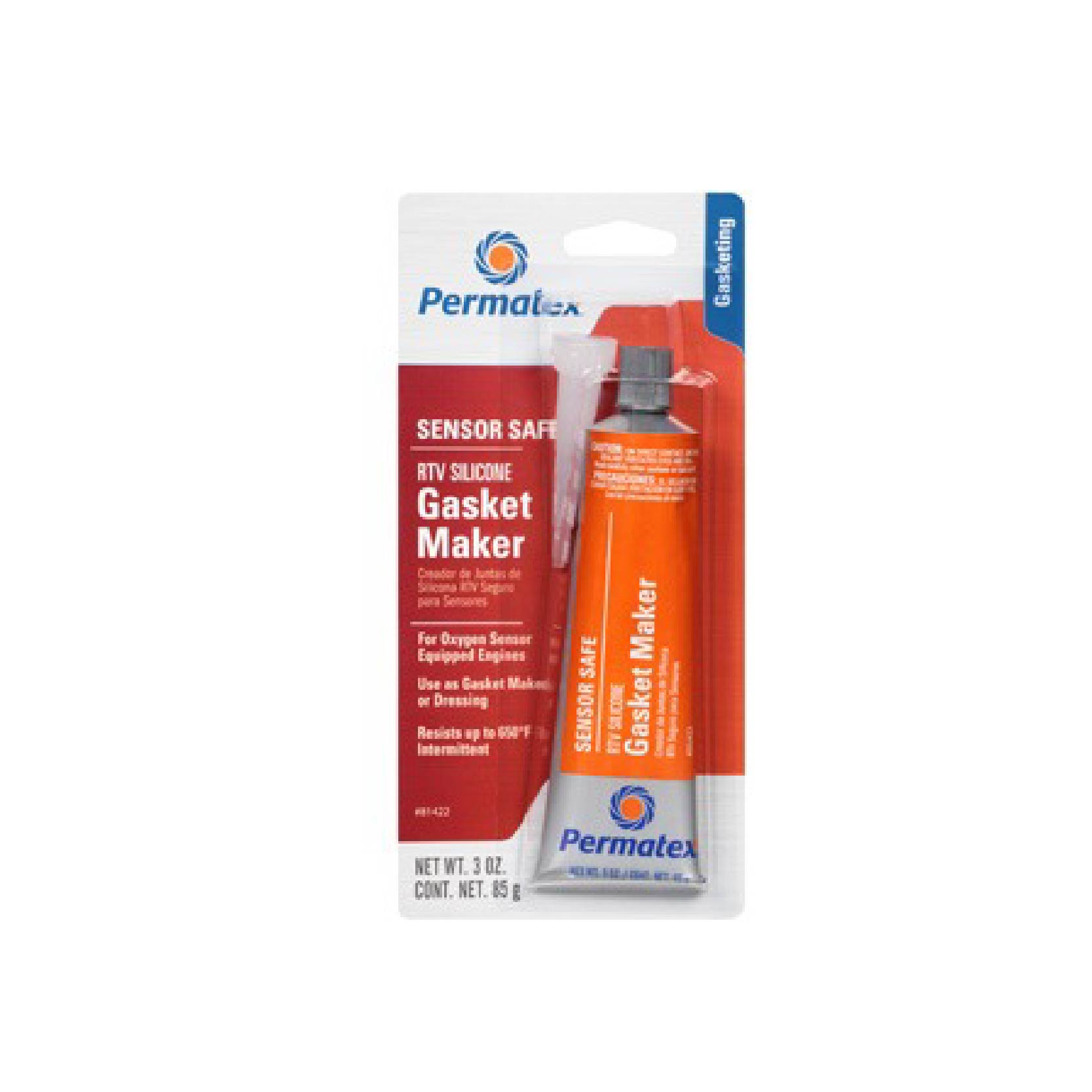AUTOXBERT 3.7oz Black RTV Silicone Gasket Maker – High Temp Instant Sealant For Engine Valve & More (Includes Nozzle)
